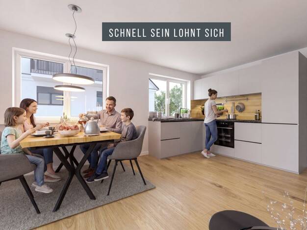 Wohnung zum Kauf - Neubau provisionsfrei 539.378 € 3 Zimmer 68 m² 2. Geschoss Windach Windach 86949