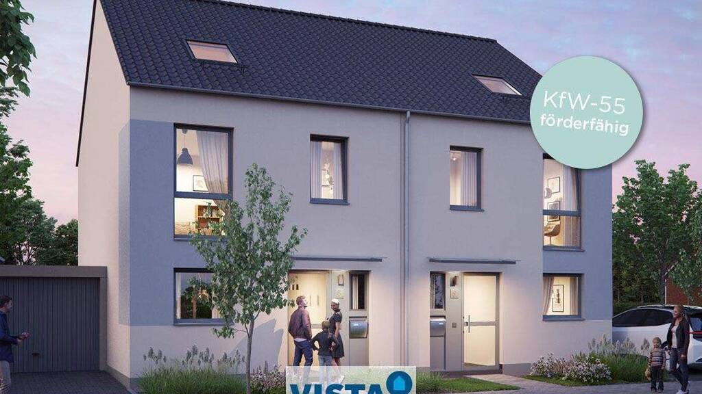 Doppelhaushälfte zum Kauf - Erstbezug 559.500 € 5 Zimmer 128 m² 414 m² Grundstück Lechfeldstraße 1 Ellgau 86679