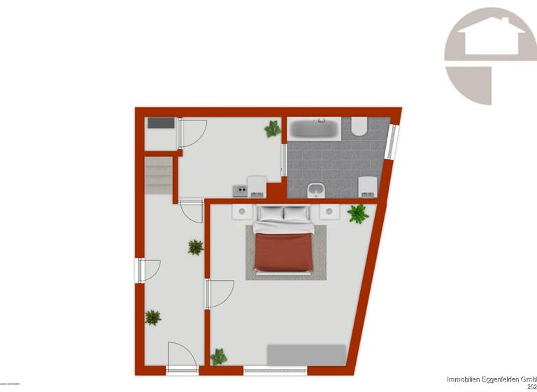 Einfamilienhaus zur Miete 960 € 4,5 Zimmer 109 m² 150 m² Grundstück frei ab sofort Eggenfelden 84307
