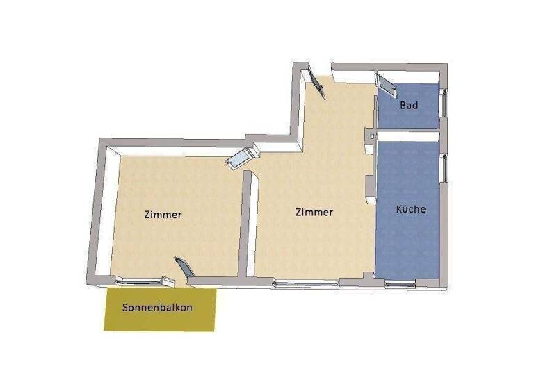 Wohnung zum Kauf 299.000 € 2 Zimmer 70 m² frei ab sofort Spandau Berlin 13597