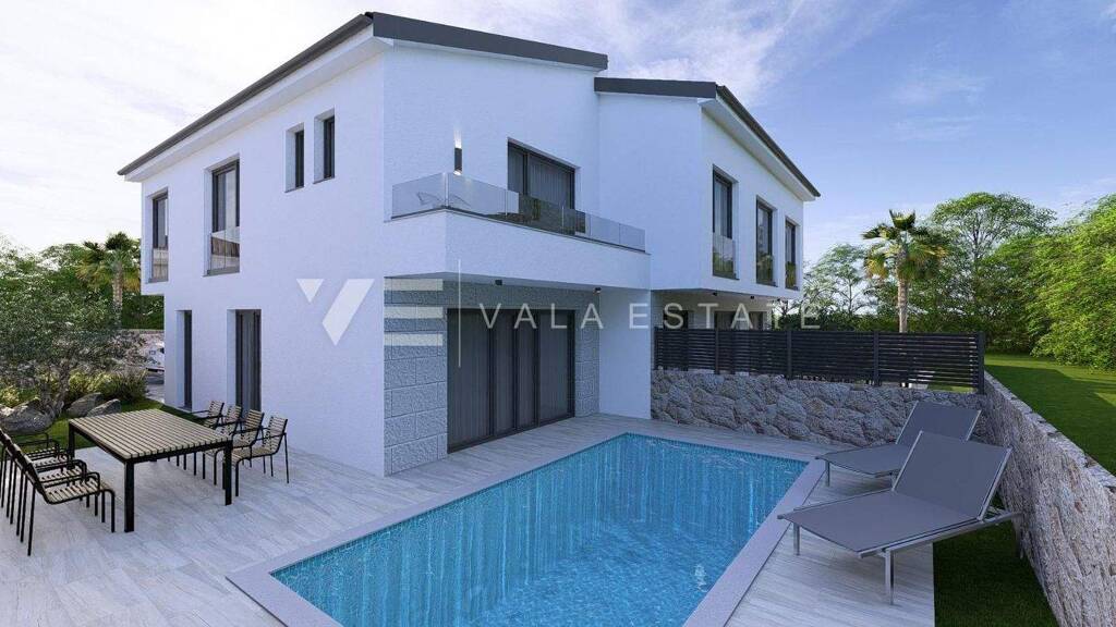 Doppelhaushälfte zum Kauf 495.000 € 4 Zimmer 100 m² Grundstück Malinska-Dubasnica 51511