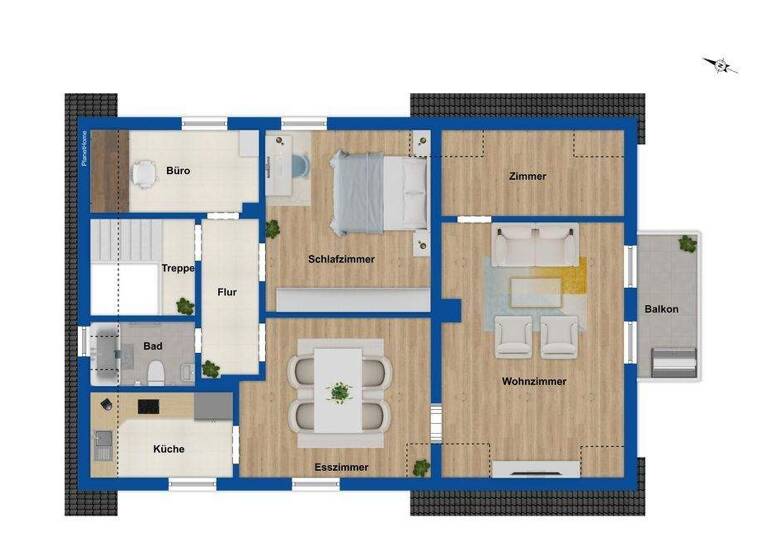 Wohnung zum Kauf 174.000 € 5 Zimmer 83,3 m² 2. Geschoss Montabaur 56410