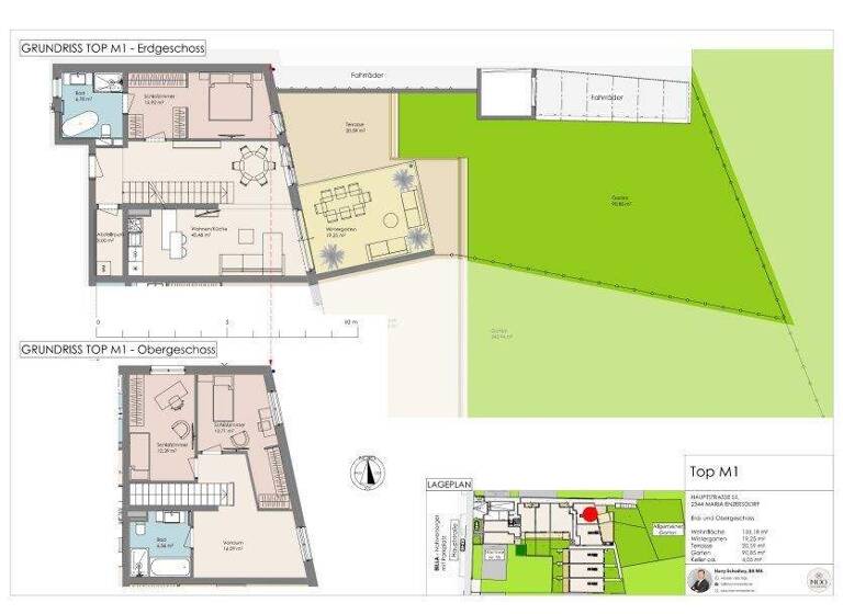Maisonette zum Kauf - Erstbezug 947.500 € 6 Zimmer 133,2 m² EG Maria Enzersdorf 2344