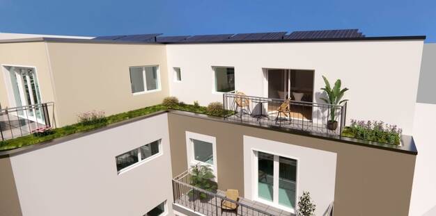 Penthouse zum Kauf - Neubau provisionsfrei 424.900 € 3 Zimmer 58,4 m² Dachgeschoss, 3. Geschoss frei ab sofort Schniegling Nürnberg 90427