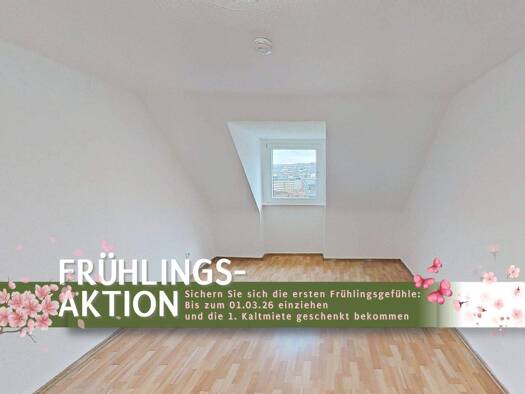 Studio zur Miete 420 € 3 Zimmer 53 m² 4. Geschoss frei ab 16.04.2026 Bogenstraße 78 Barmen Wuppertal 42283