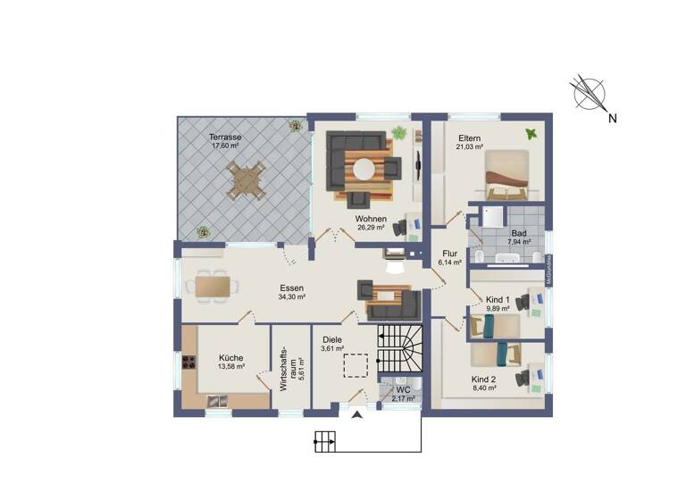 Einfamilienhaus zum Kauf 890.000 € 6 Zimmer 196 m² 780 m² Grundstück Römerschanze Reutlingen 72760