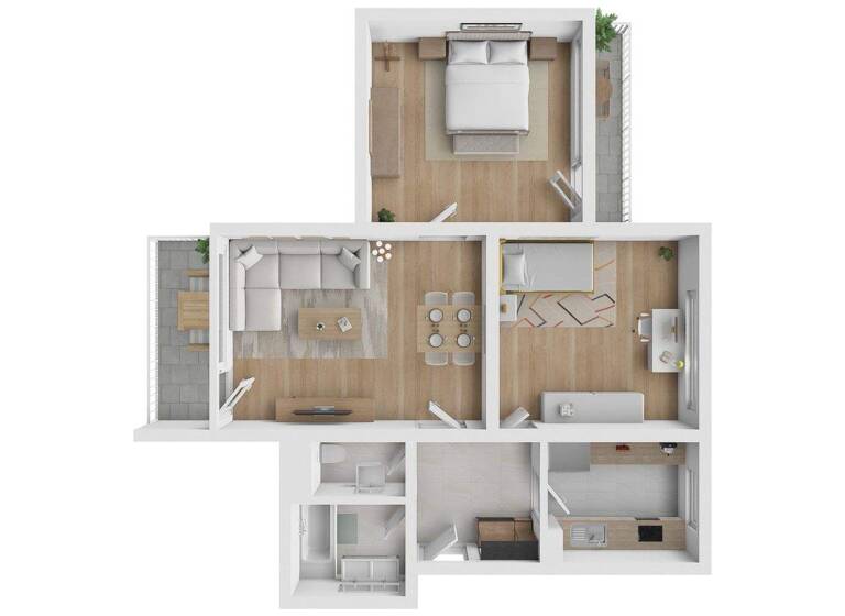 WG-Zimmer zum Kauf 499.999 € 3 Zimmer 74 m² 1. Geschoss Ramersdorf-Perlach München 81737