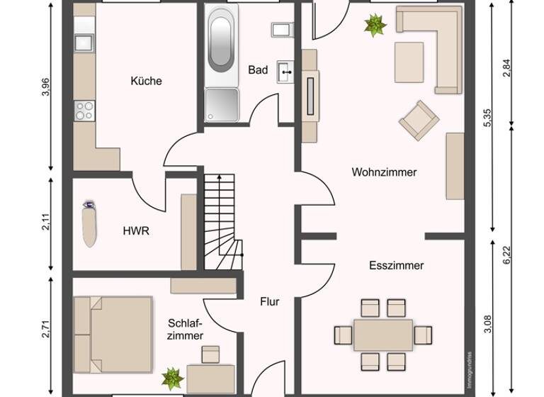 Reihenmittelhaus zum Kauf 169.000 € 4 Zimmer 110 m² 1.908 m² Grundstück Ostrhauderfehn 26842