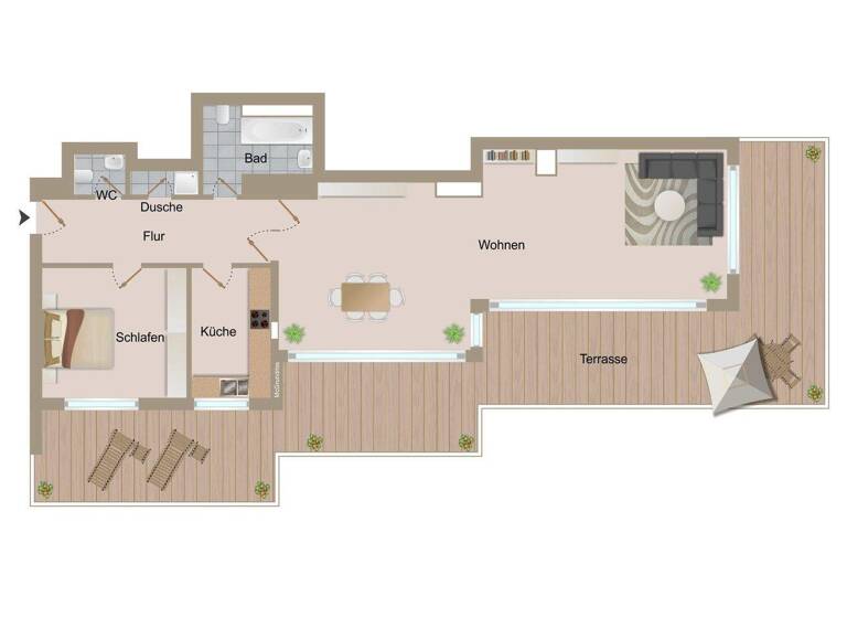 Penthouse zum Kauf 349.000 € 2 Zimmer 89 m² 15. Geschoss Plön 24306