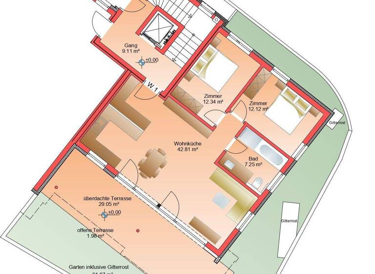 Wohnung zum Kauf - Erstbezug 336.000 € 3 Zimmer 112 m² Martell