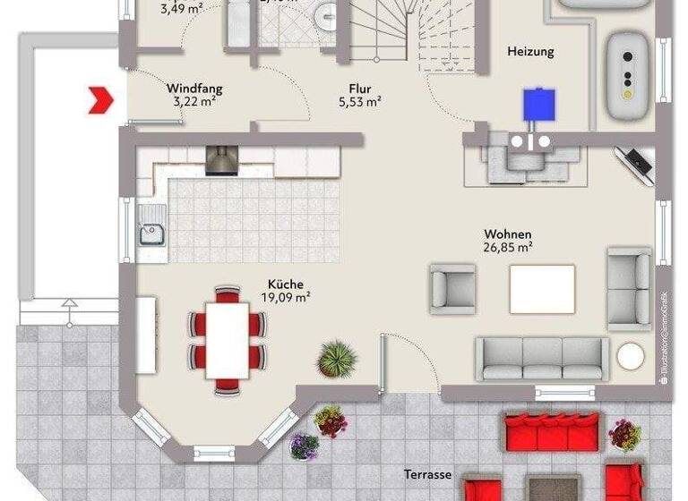 Einfamilienhaus zum Kauf 398.000 € 5 Zimmer 126 m² 835 m² Grundstück Gerzen 84175