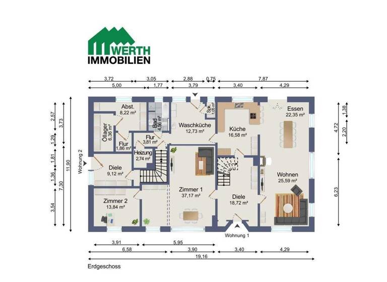 Mehrfamilienhaus zum Kauf 439.000 € 9 Zimmer 311,6 m² 2.291 m² Grundstück Bossel Burweg / Bossel 21709