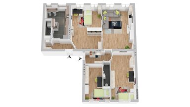 Wohnung zum Kauf 349.500 € 4 Zimmer 98 m² EG Tiergarten Berlin 12105