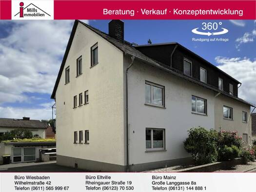 Doppelhaushälfte zum Kauf 640.000 € 10 Zimmer 260 m² 380 m² Grundstück Oestrich Oestrich-Winkel 65375