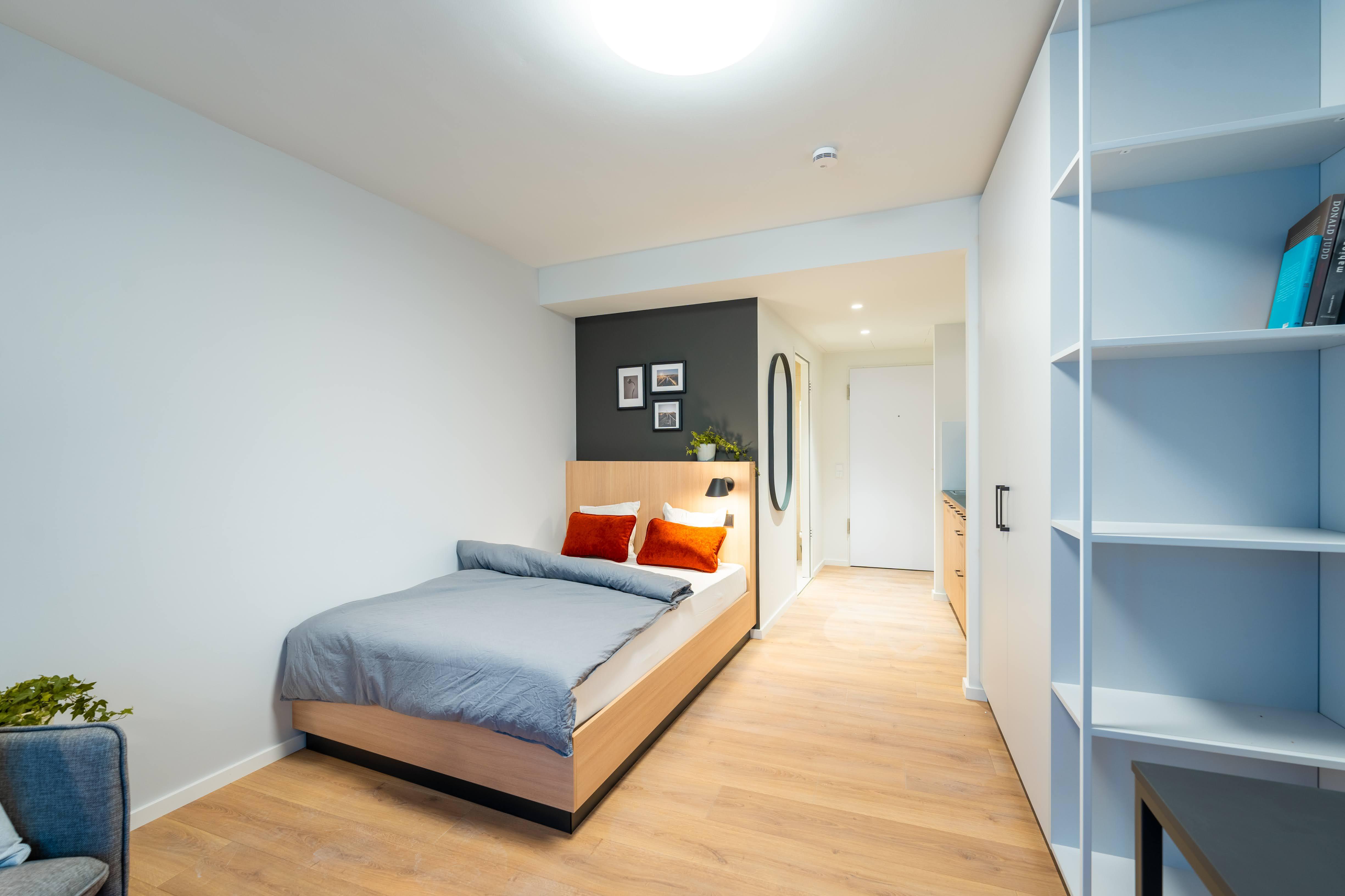 Wohnung zur Miete 1.120 € 1 Zimmer 23 m²<br/>Wohnfläche ab sofort<br/>Verfügbarkeit Lenore-Volz-Straße 11 Veielbrunnen Stuttgart 70372