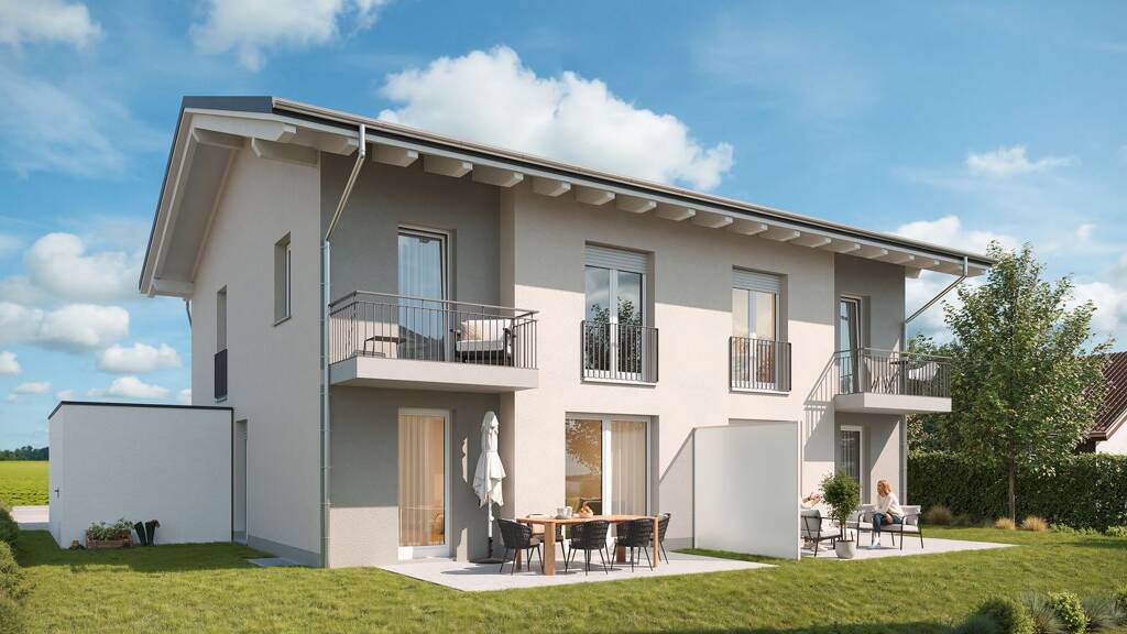 Doppelhaushälfte zum Kauf - Erstbezug 990.000 € 4 Zimmer 121 m² 235 m² Grundstück Ulmenweg 23 Schloßberg Stephanskirchen 83071