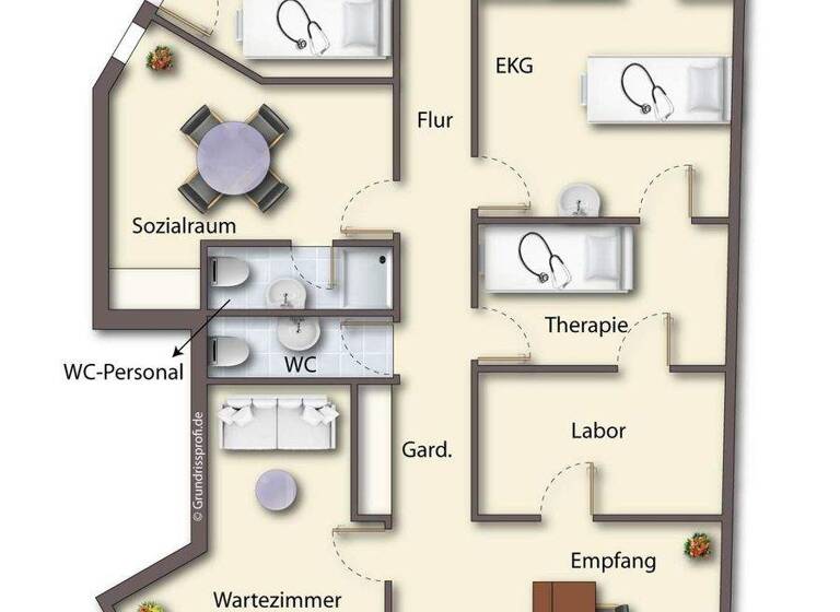 Praxis zum Kauf 570.000 € 140 m² Bürofläche Zähringerplatz 7 Petershausen Konstanz 78467