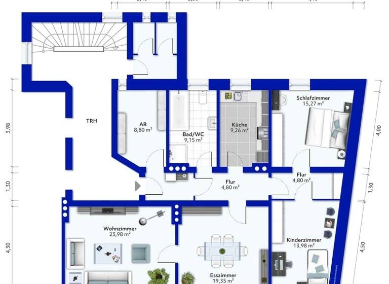 Wohnung zum Kauf 390.000 € 4 Zimmer 109,4 m² Nikola Landshut 84034