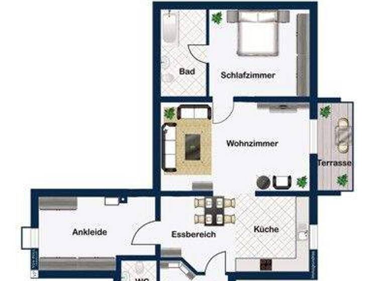 Wohnung zum Kauf 199.000 € 2 Zimmer 75 m² Burgoberbach 91595