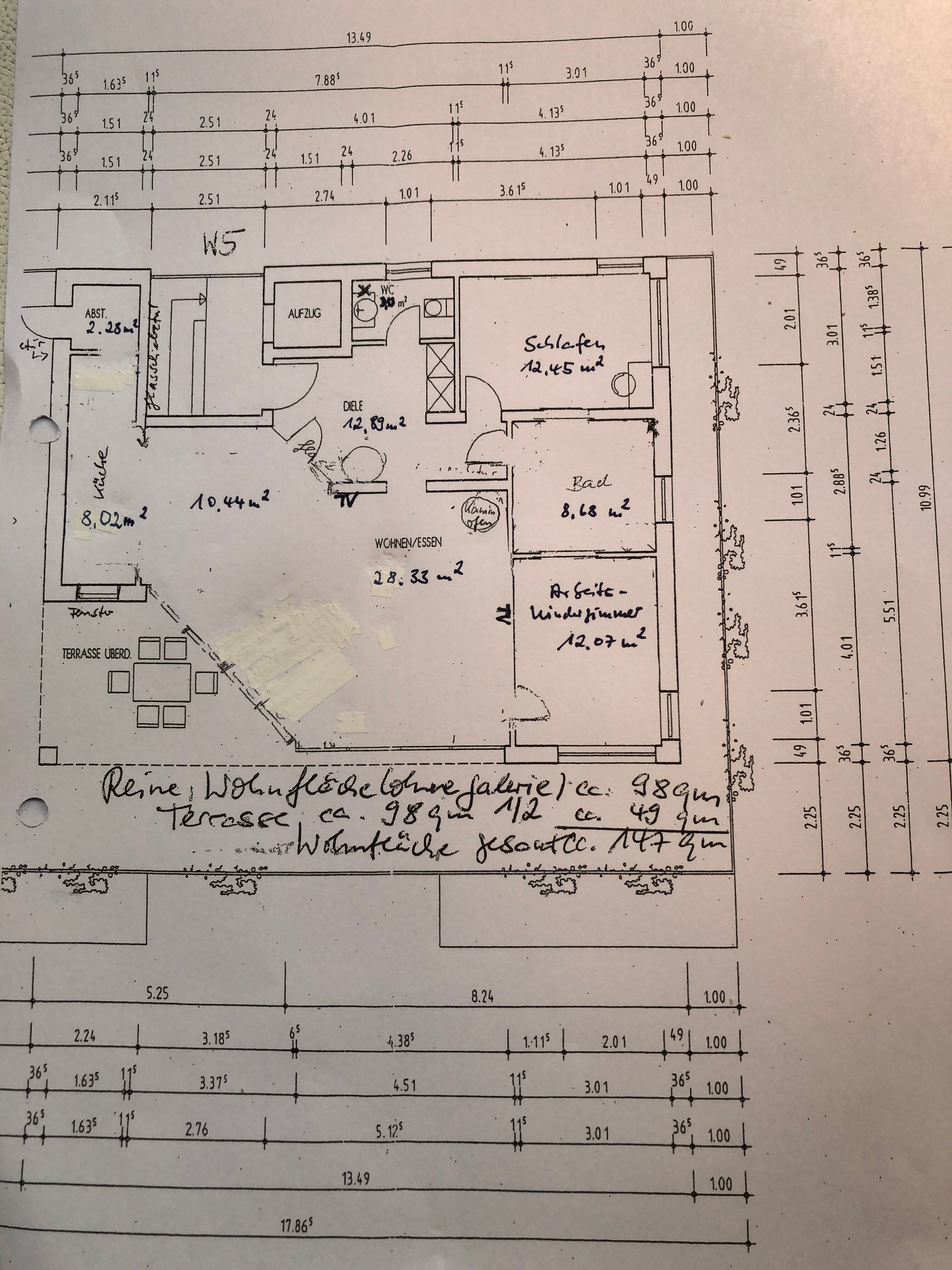 Penthouse zur Miete 1.617 € 3 Zimmer 147 m²<br/>Wohnfläche 2.<br/>Geschoss 01.05.2025<br/>Verfügbarkeit Schanzenstr. 97 Kirchditmold Kassel 34130