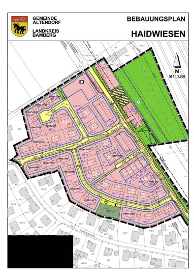 Grundstück zum Kauf provisionsfrei 500 m² Grundstück Haidwiesen Seußling Altendorf 96146