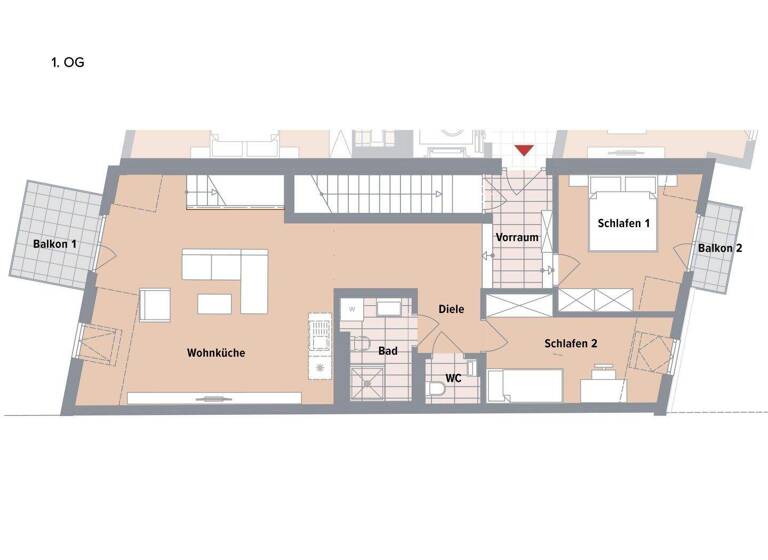 Maisonette zum Kauf - Erstbezug 642.000 € 4 Zimmer 110,5 m² 1. Geschoss Wien 1230