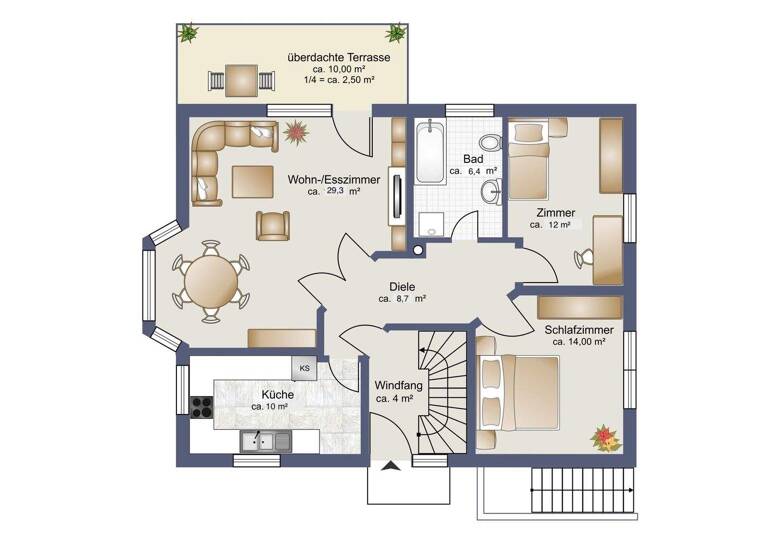 Wohnung zum Kauf 299.000 € 3 Zimmer 83 m² frei ab sofort Quelkhorn Ottersberg 28870