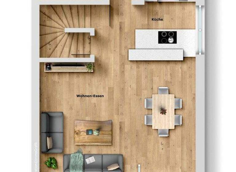Reihenmittelhaus zur Miete - Erstbezug 1.780 € 4 Zimmer 119,8 m² 130 m² Grundstück frei ab sofort Ergolding 84030