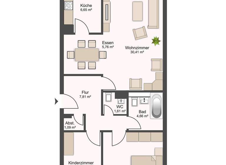 Wohnung zum Kauf 89.000 € 3 Zimmer 81 m² Linden-Mitte Hannover 30449