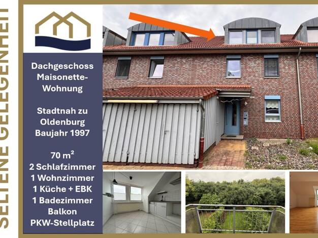 Maisonette zum Kauf 159.000 € 3 Zimmer 60 m² 2. Geschoss Röbeler Straße 3a Wardenburg III Wardenburg 26203