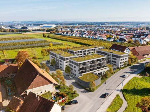 Wohnung zum Kauf provisionsfrei 340.600 € 2 Zimmer 57,4 m² EG Tronschweilerweg Ailingen Friedrichshafen 88048