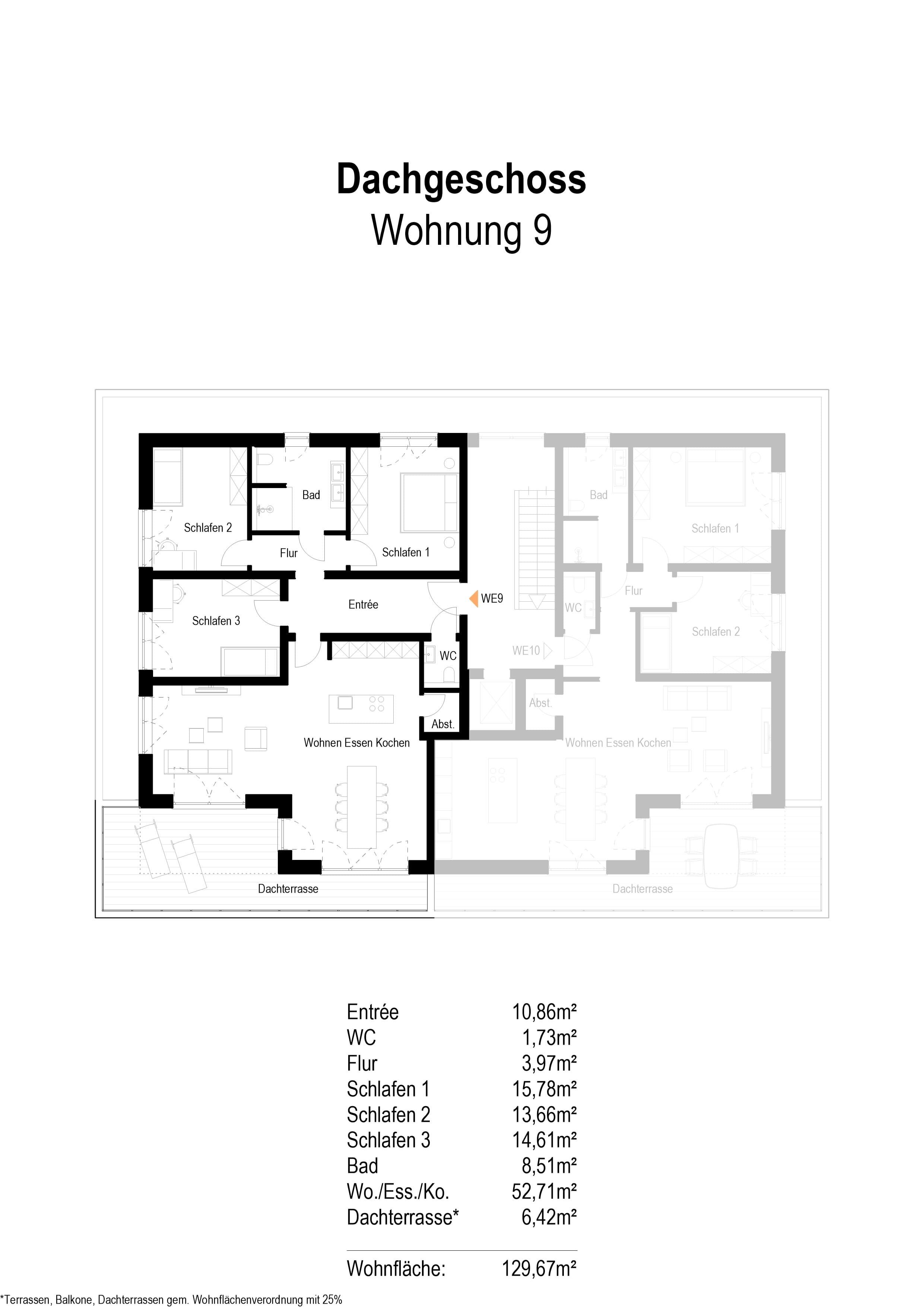 Penthouse zum Kauf provisionsfrei 572.000 € 4 Zimmer 130 m²<br/>Wohnfläche Meschede Meschede 59872