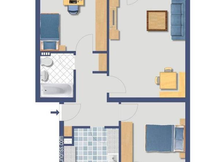 Wohnung zum Kauf provisionsfrei 225.000 € 3 Zimmer 65 m² 3. Geschoss Drosselweg 40 Niehl Köln 50735
