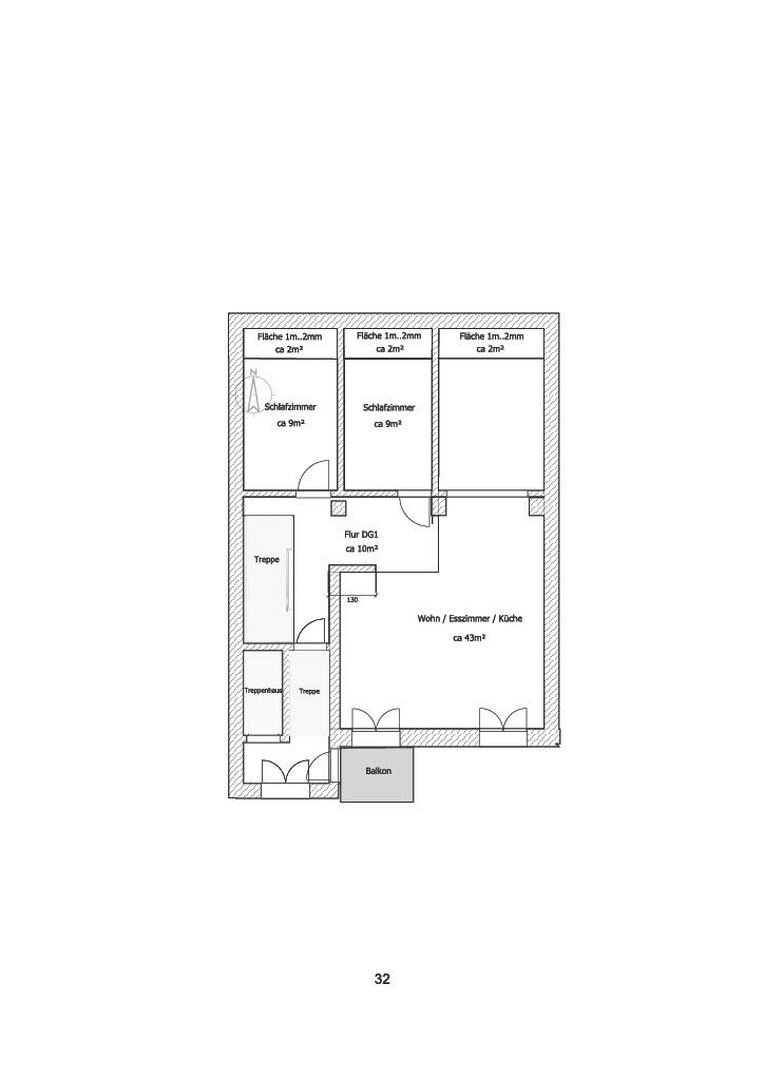 Wohnung zur Miete 1.200 € 5 Zimmer 120 m²<br/>Wohnfläche 3.<br/>Geschoss Von-der-Tann-Str Brill Wuppertal 42115