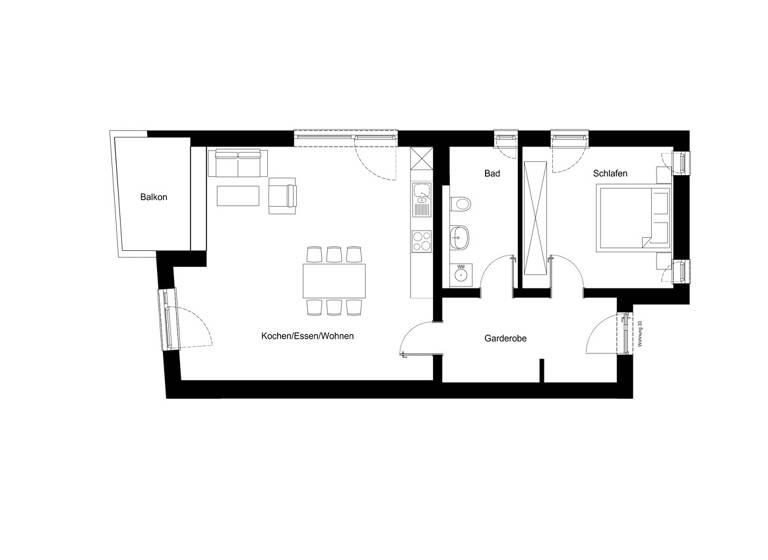 Wohnung zur Miete 980 € 2 Zimmer 74,7 m²<br/>Wohnfläche 3.<br/>Geschoss Deggendorf Deggendorf 94469
