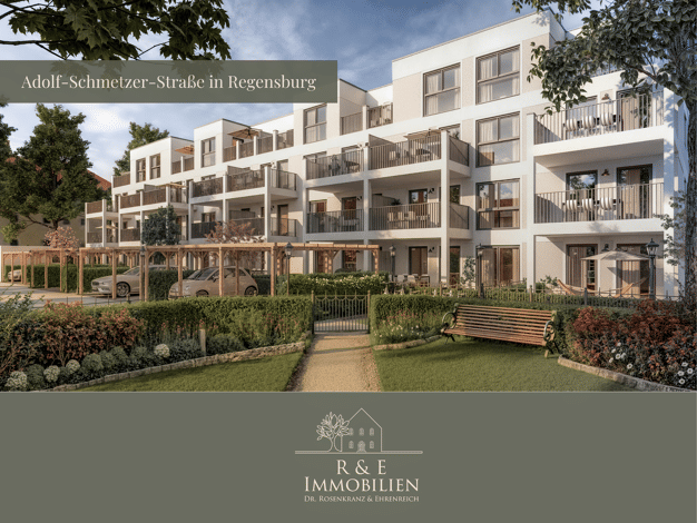 Wohnung zum Kauf provisionsfrei 654.900 € 3 Zimmer 89,6 m² 3. Geschoss Adolf-Schmetzer-Straße Ostenviertel Regensburg 93055