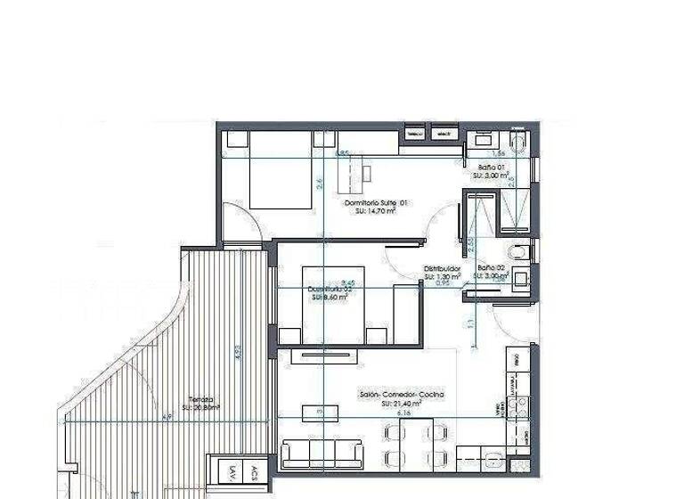 Wohnung zum Kauf - Erstbezug provisionsfrei 307.000 € 3 Zimmer 76 m² Guardamar del Segura