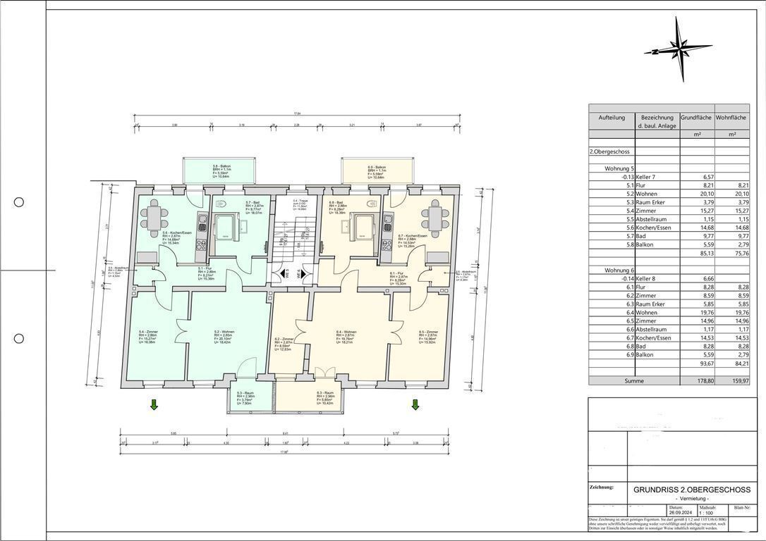 Studio zur Miete 975 € 2 Zimmer 75,8 m²<br/>Wohnfläche 2.<br/>Geschoss 01.02.2025<br/>Verfügbarkeit Triebseer Vorstadt Stralsund 18437