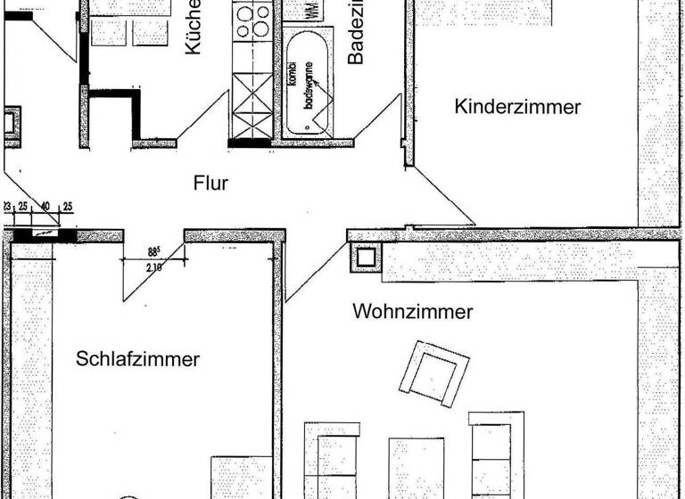 Studio zur Miete 690 € 3 Zimmer 94 m² 2. Geschoss frei ab 01.04.2026 Freudenstadt 72250