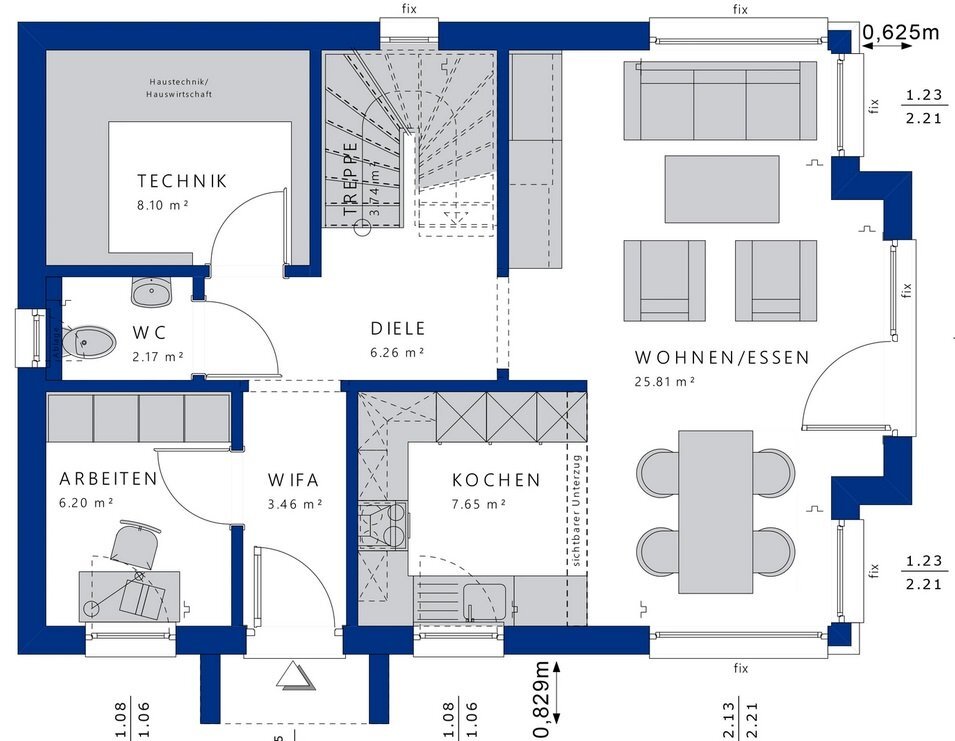 Einfamilienhaus zum Kauf 353.600 € 6 Zimmer 126 m²<br/>Wohnfläche 1.270 m²<br/>Grundstück Rieschweiler Rischweiler-Mühlbach 66509