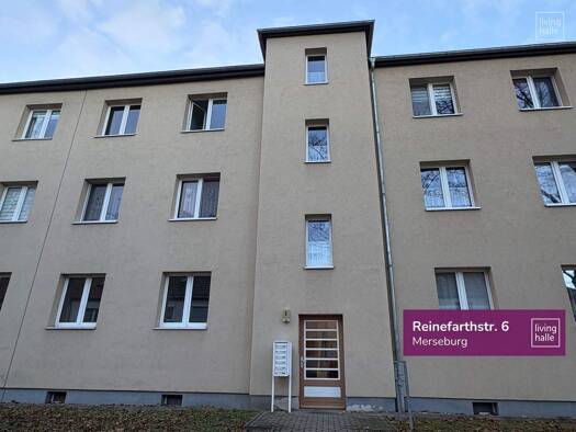 Wohnung zur Miete 335 € 2 Zimmer 58 m² EG Reinefarthstraße 6 Merseburg 06217