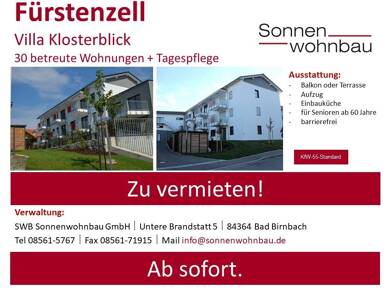 Wohnung zur Miete 2 Zimmer 60 m² Fürstenzell Fürstenzell 94081