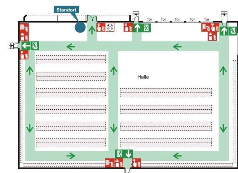 Lagerhalle zur Miete 15.000 € 3.000 m² Lagerfläche teilbar ab 1.000 m² Strom Bremen 28197