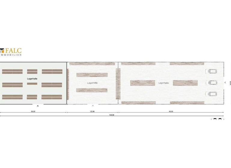 Lagerhalle zur Miete 4,20 € 540 m² Lagerfläche Möckmühl 74219