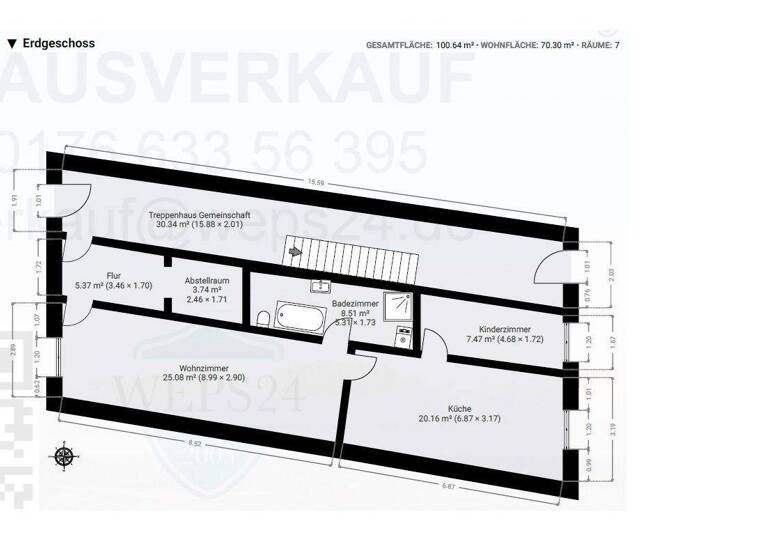 Mehrfamilienhaus zum Kauf als Kapitalanlage geeignet 155.000 € 11 Zimmer 299 m² 417 m² Grundstück Fischerstraße 31 Havelberg 39539