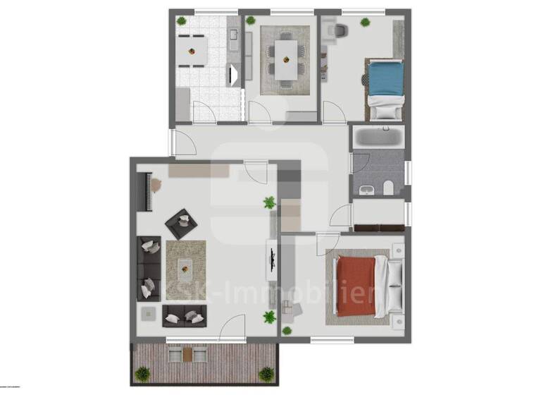 Wohnung zum Kauf 199.000 € 3,5 Zimmer 81,6 m² 5. Geschoss Sinthern Pulheim 50259