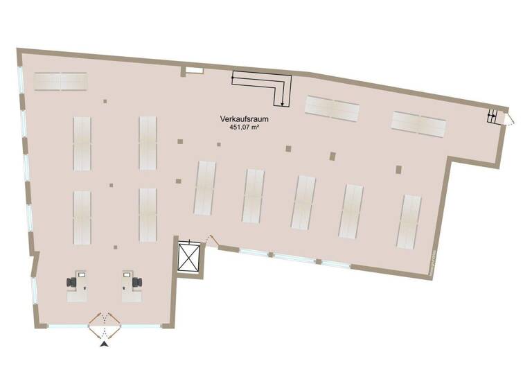 Laden zum Kauf 436 m² Verkaufsfläche Bogen 94327