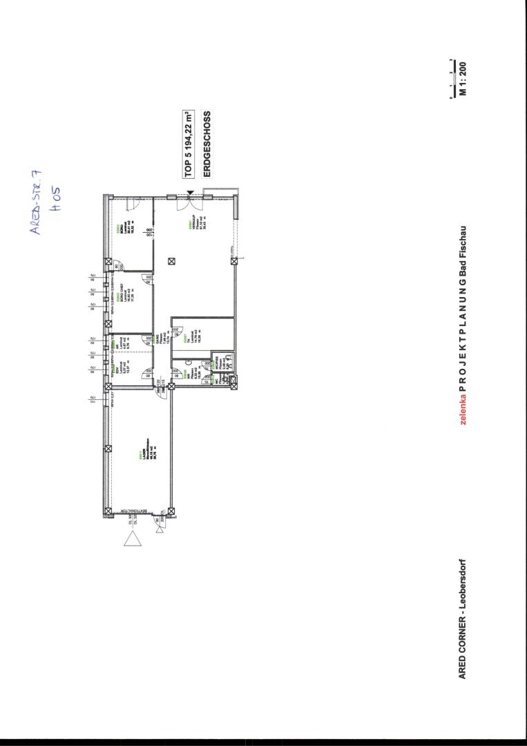 Büro-/Praxisfläche zur Miete 7,36 € 4 Zimmer ARED-Straße 7 Leobersdorf 2544