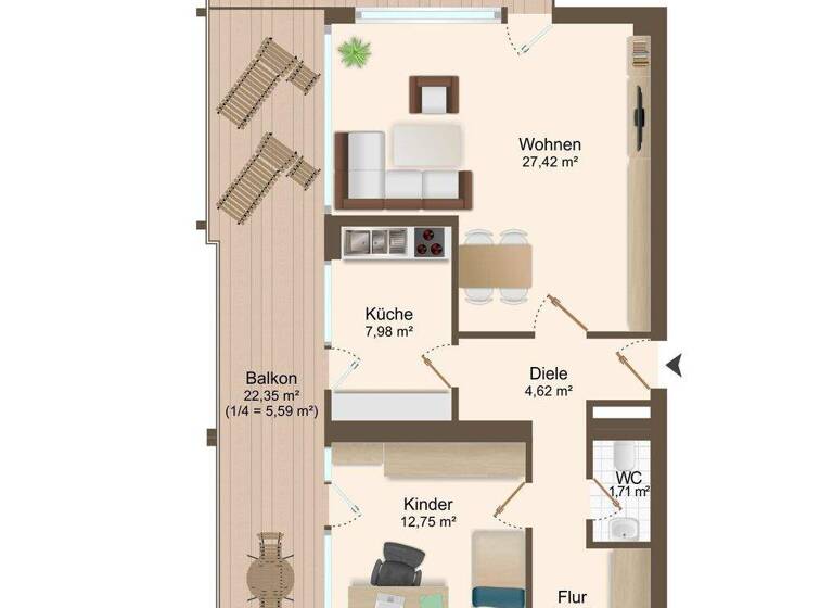 Sonstiges zum Kauf als Kapitalanlage geeignet 539.000 € 3 Zimmer 90,4 m² Bogenhausen München 81925