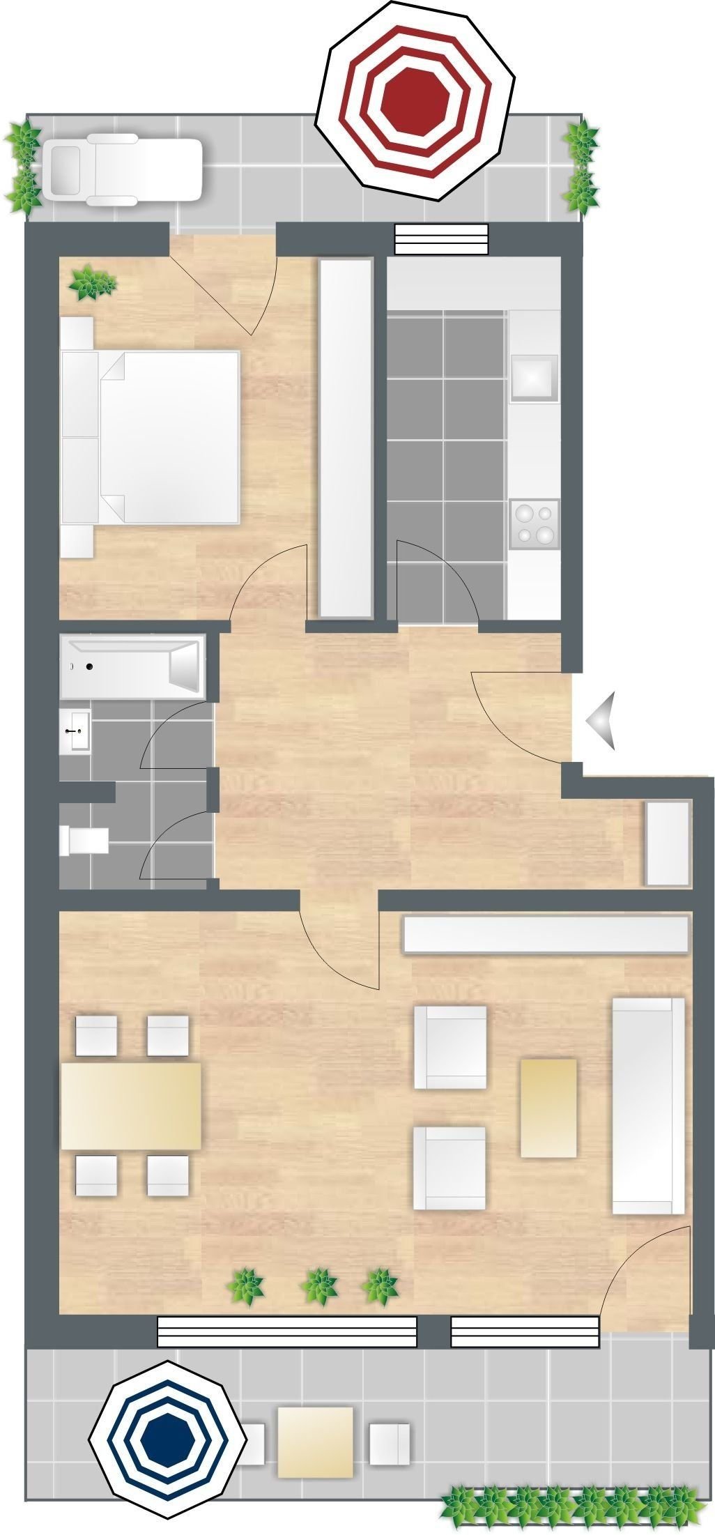 Wohnung zum Kauf provisionsfrei als Kapitalanlage geeignet 679.000 € 2 Zimmer 79 m²<br/>Wohnfläche Isoldenstraße 30 Münchener Freiheit München 80804